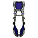 SILVER and blue 3M 1402022 safety harness on white background