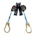 Black, blue, gold, red 3M™ 3101659 DBI-SALA Nano-Lok Wrap Back Self-Retracting Lifeline Web on white background