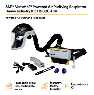 3M™ TR-800-HIK  Versaflo™ Powered Air Purifying Respirator Heavy Industry Kit