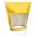 Gold and clear 3M™ FT-14 Test Hood on white background