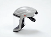 White and black 3M™ M-207 Versaflo Respiratory Faceshield Assembly on white background