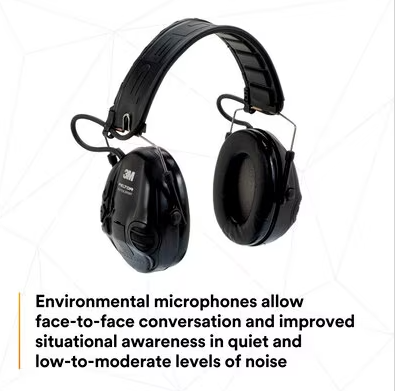 PELTOR 3M Tactical Sport MT16H210F-479-SV Electronic Headset | Free Shipping and No Sales Tax
