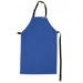 Blue National Safety Apparel Enespro A02CRC Cryogen Bib Safety Apron on gray checkered background