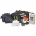 Black, white multi color Chicago Protective Apparel AG20-JP 20cal Arc Flash Kit with Gloves against white background