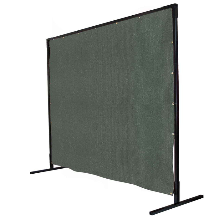 Gray and black Black Stallion 6X6CSQF1 Heavy Duty Quick Frame HD and Weld Screen  on white background