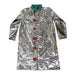 Silver Chicago Protective Apparel 602-ACX10 10oz Aluminized CarbonX StyleA Jacket on white background