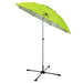 Lime green work umbrella on white background Ergodyne 12969 Shax 6199 Lightweight
