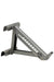 Gray Guardian Fall 2420 2-Rung Short Body Ladder Jack on white background