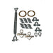 Gray color Guardian Fall 15208 Metal Energy Absorber System Permanent Cable HLL on white background
