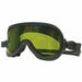 Green and black NSA H10GGLNN arc goggle on white background