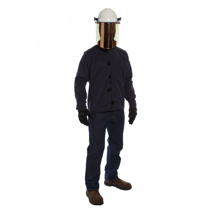 National Safety Apparel H20XXGDS Metalized Gold Polycarbonate High Heat Protective Faceshield