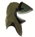 Green Enespro National Safety Apparel H65NPQH40LF Arcguard Revolite 40cal Arc Flash Hood on white background