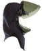 Black and smoke Enespro National Safety Apparel H65UQUQ40LF Lift Front 40cal Arc Flash Hood on white background