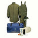 Green, blue, black and white National Safety Apparel Enespro KIT4SCLT40LF 40 CAL Arc Flash Kit Lift Front on white background