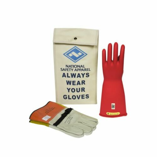National Safety Apparel Enespro KITGC2B | 14" Class 2 Arcguard Rubber Voltage Glove Kit