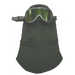 gray balaclava with goggles National Safety Apparel Enespro KITHP45 53 CAL FR/AR Goggle/Balaclava Combo on checkered background