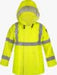 Yellow and silver LAKELAND INDUSTRIES AJPU10LY Arc X® PU Rain Jacket