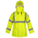 Yellow and silver LAKELAND AJPVC10LY Arc X® PVC Rain Jacket