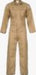 Kahaki color Lakeland C065DH20 Khaki Westex DH Arc Flash/FR Coverall on white background