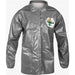 Gray LAKELAND C3T250 Chemmax 3 Jacket with Collar Zip Front