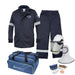 Multi colored on white background National Safety Apparel Enespro EN12KTWUNB02 12 Cal Ultrasoft Arc Flash Kit