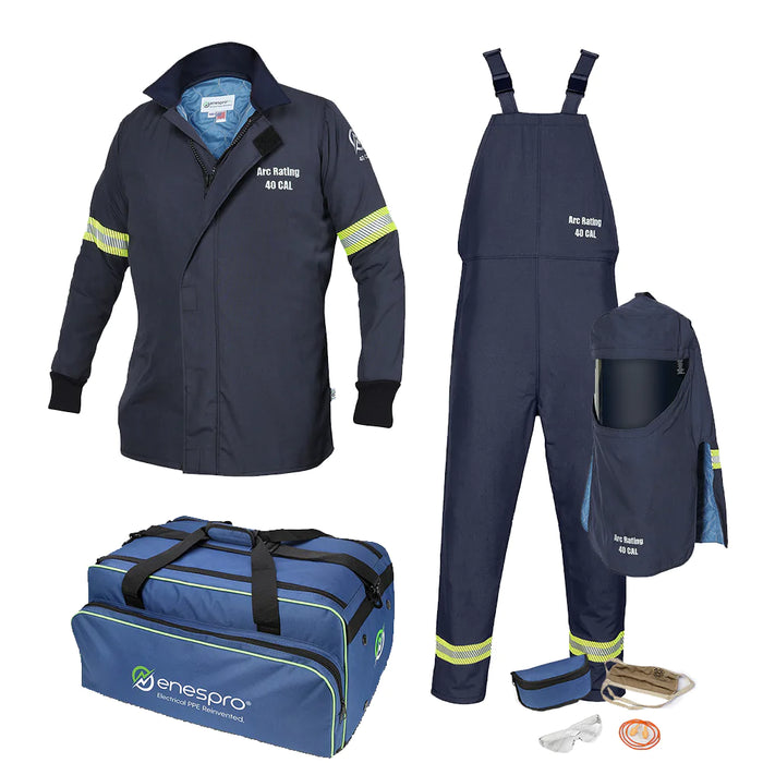 On white background Enespro National Safety Apparel EN40KTNDNB03 40 cal Kit