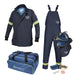 On white background Enespro National Safety Apparel EN40KTNDNB08 AirLite 40 cal Kit 
