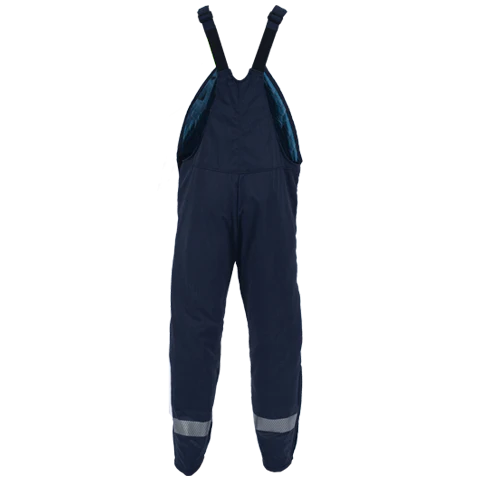 Enespro National Safety Apparel EN55BONTNB01 55 Cal Coveralls on gray and black checkered background