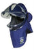 Blue & black on white background  Enespro National Safety Apparel ENARC40H1 APEX Arc Flash Lift Front Hood