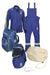 Blue white on white background Enespro National Safety Apparel ENARC40KITNG 40 Cal Apex Arc Flash Kit