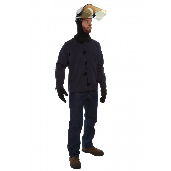 National Safety Apparel NXJN4C 40" Carbon Armour N4 Molten Metal Jacket