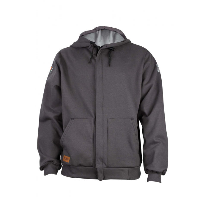Dark gray NSA hoodie SWS3G2GZ on white background