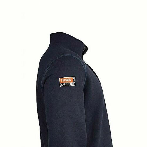 National Safety Apparel Drifire SWSI3MZ Tecgen FR Mock Zip Sweatshirt ARC 19 CAT2