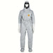 Dupont TF611T white coverall against white background