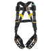 black MSA harness 10163238 on white background